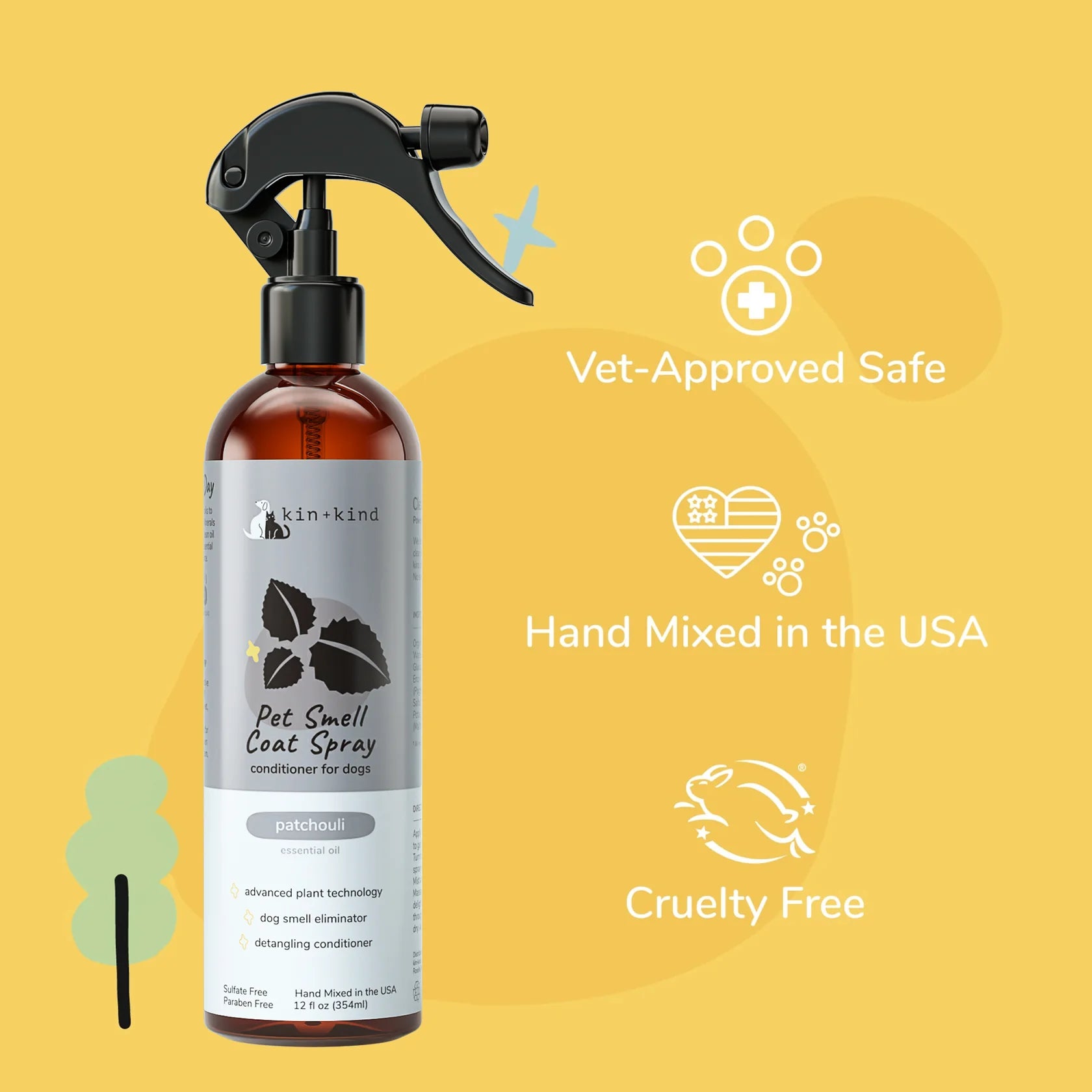 Dog Smell Coat Spray Conditioner (Patchouli)