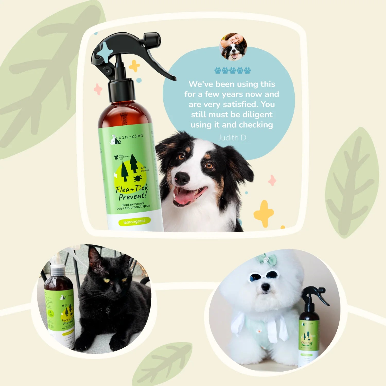 Flea|Tick Protect Spray (Lemongrass)