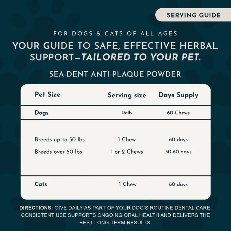 Sea-Dent Dental Support Herbal Soft Chews