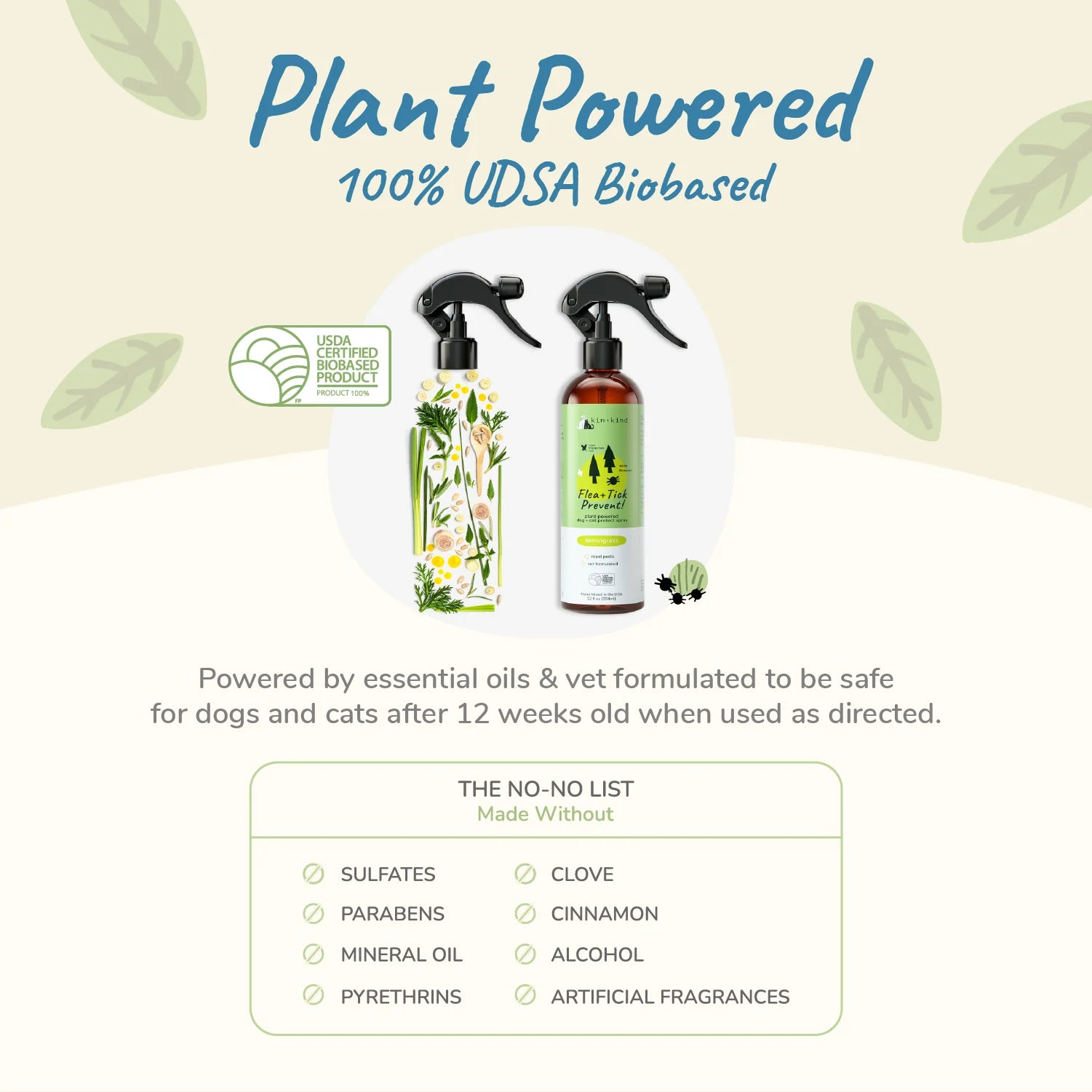 Flea|Tick Protect Spray (Lemongrass)