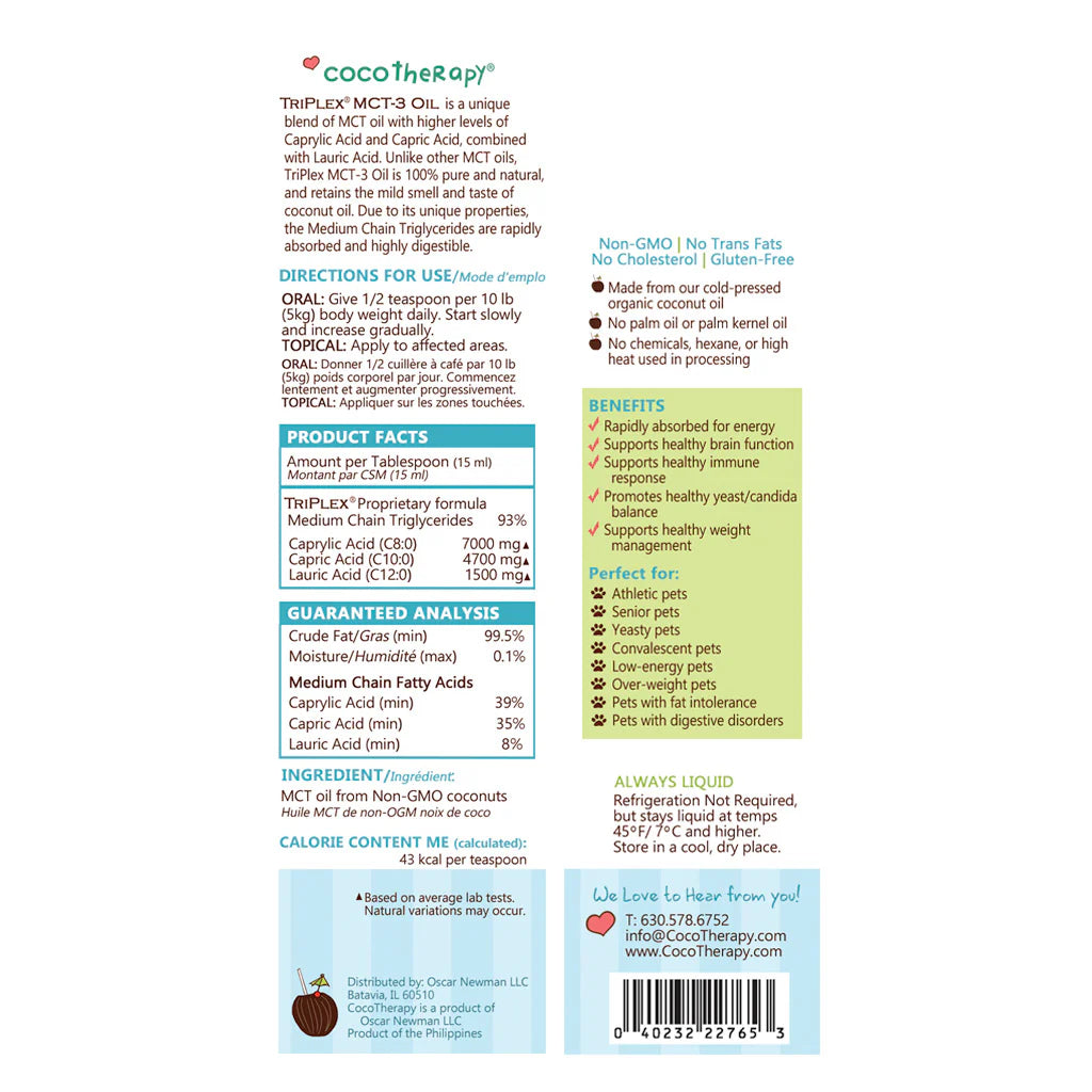 TriPlex™ MCT-3 Oil