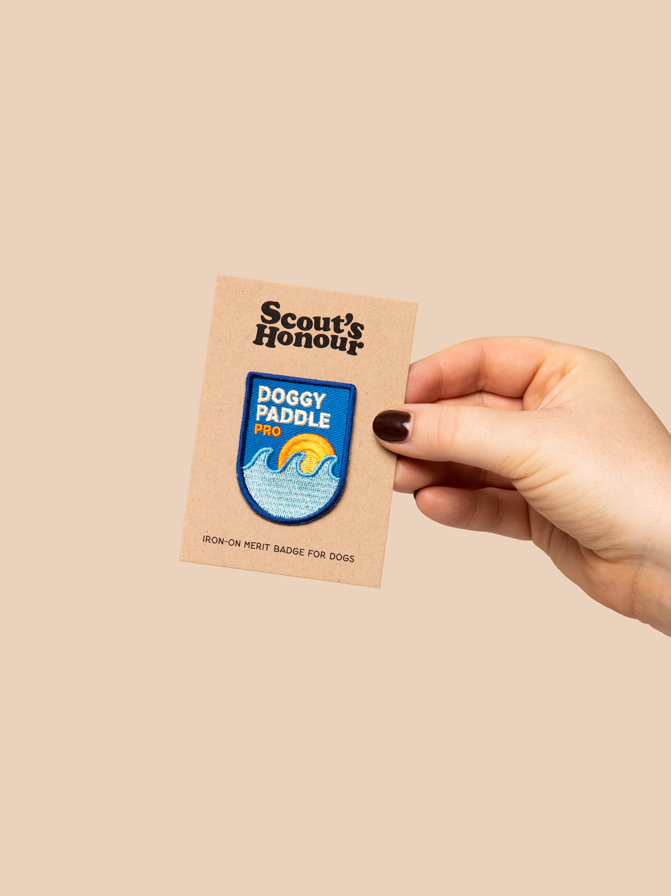 Doggy Paddle Pro (iron-on patch)