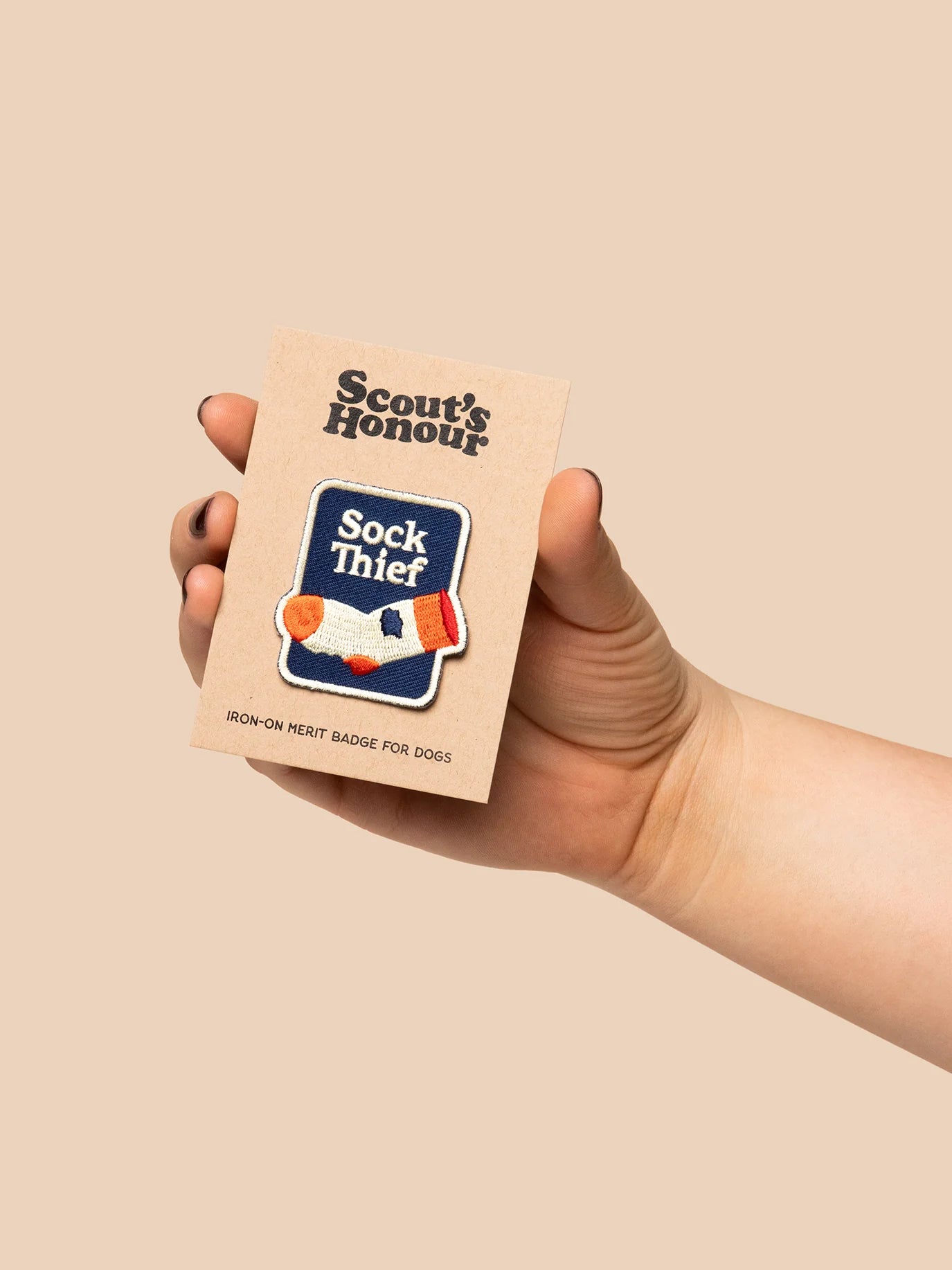 Sock Thief (iron-on patch)